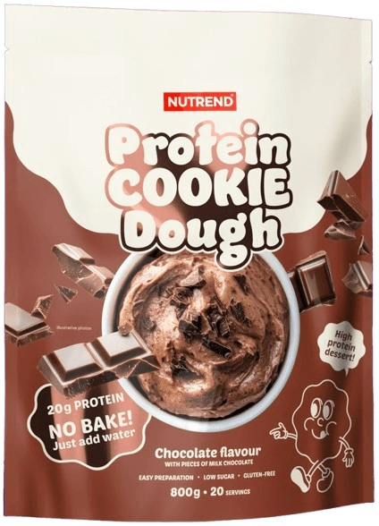 Nutrend Protein Cookie Dough 800 g - Čokoláda