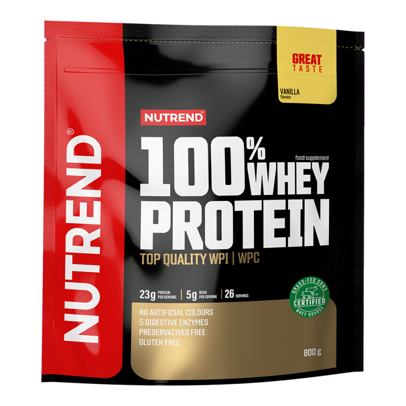 Nutrend 100% Whey Protein 800 g - vanilka