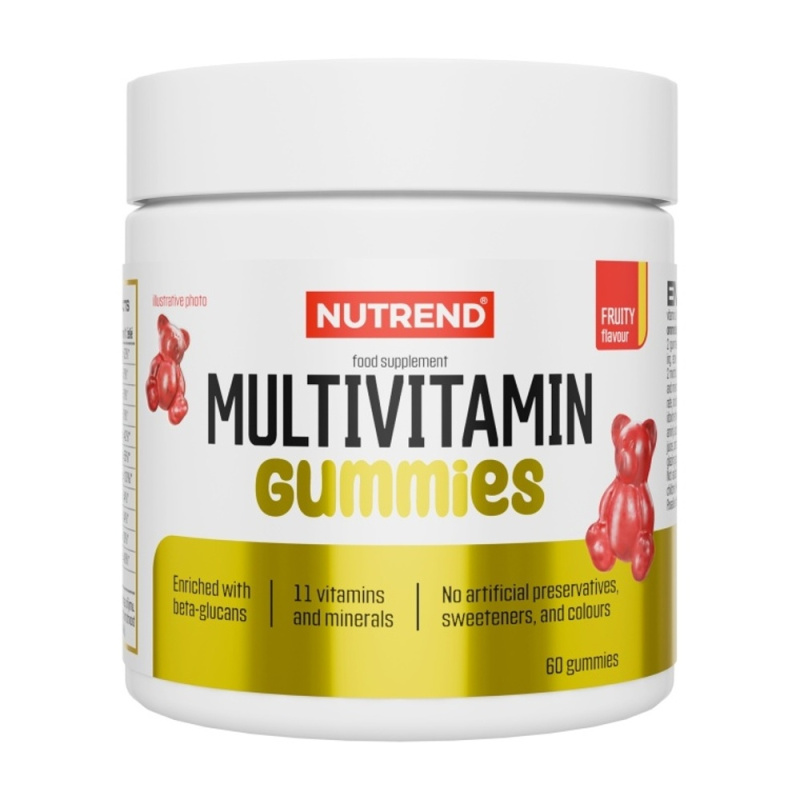 Nutrend Multivitamin Gummies 60 želé - ovocné