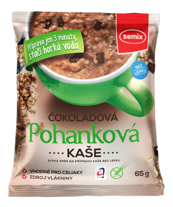 SEMIX Pohanková kaše Čokoládová bez lepku 65 g