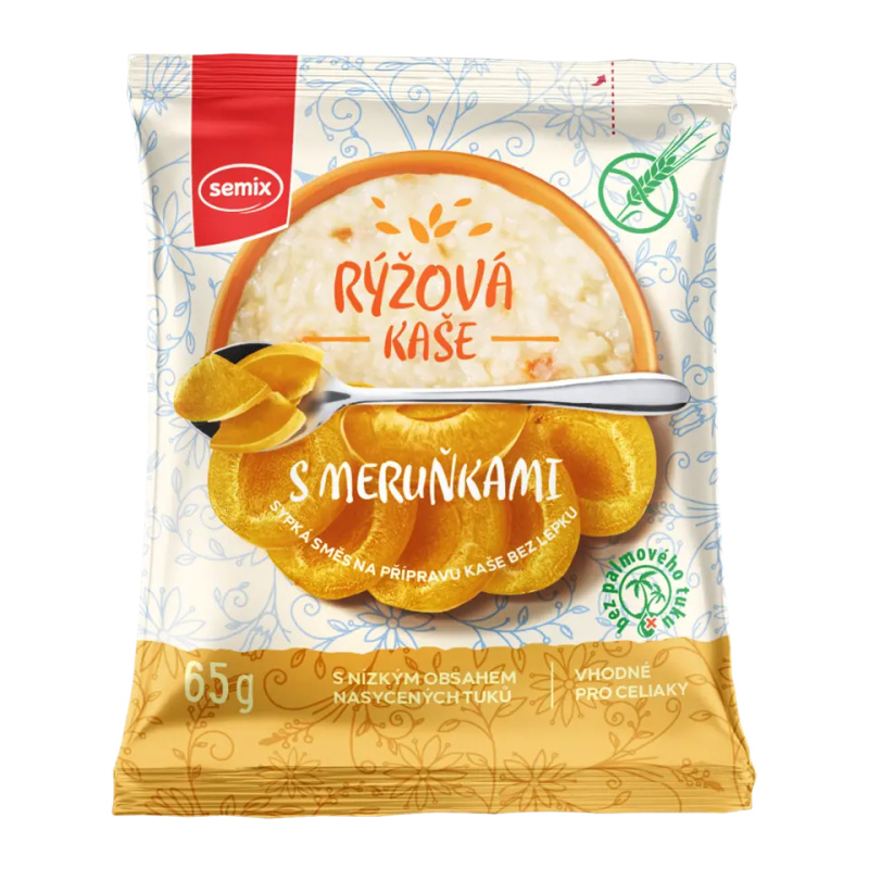 SEMIX Rýžová kaše meruňková 65 g
