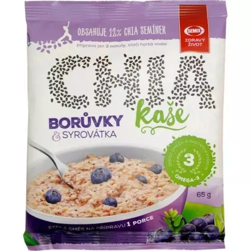SEMIX CHIA kaše borůvky a syrovátka 65 g