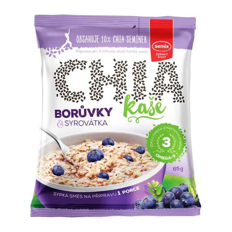 SEMIX CHIA kaše borůvky a syrovátka 65 g