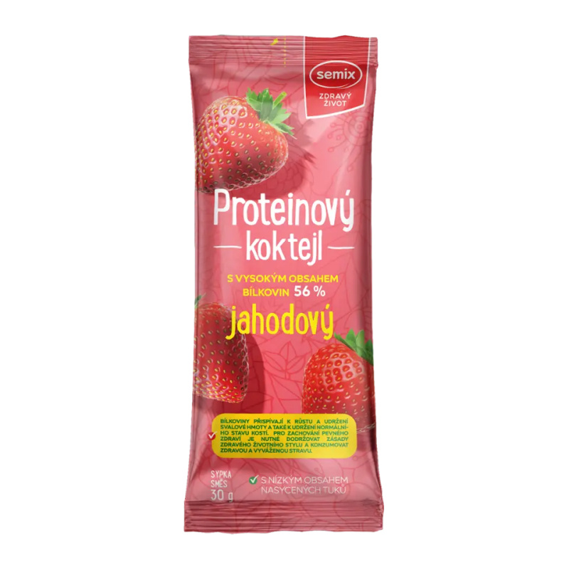 SEMIX Proteinový koktejl jahoda 30 g