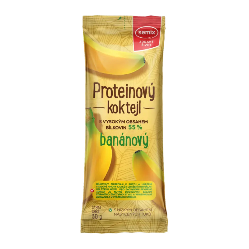 SEMIX Proteinový koktejl banán 30 g