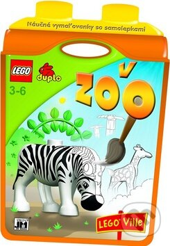 LEGO DUPLO: V ZOO (Náučné vymaľovánky so samolepkami) - kniha z kategorie Omalovánky