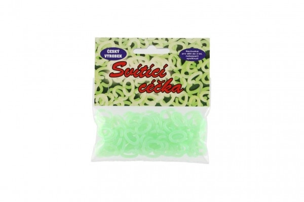 Céčka svítící plast v sáčku 10x10cm