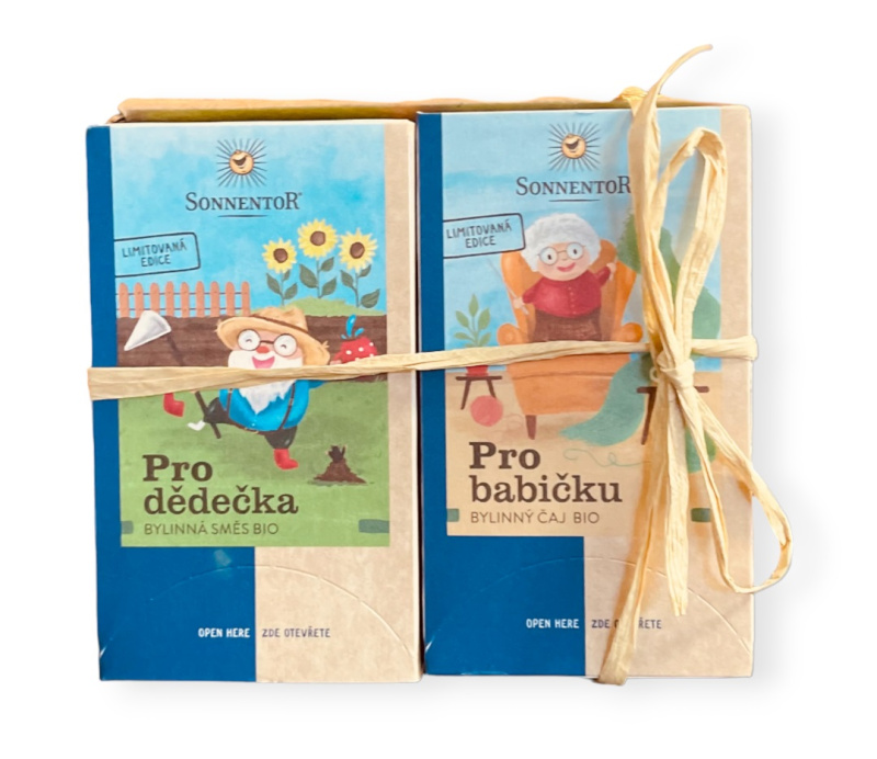 Dárkové balení čajů PRO PRARODIČE