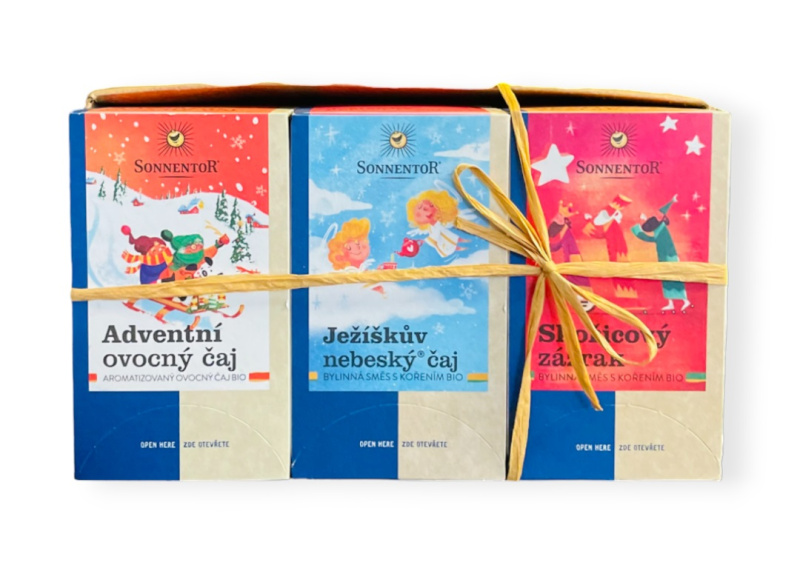 Sonnentor Vánoce - dárková sada čajů