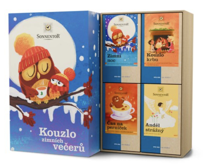 Dárková kazeta čajová - Kouzlo zimních večerů - neuveden