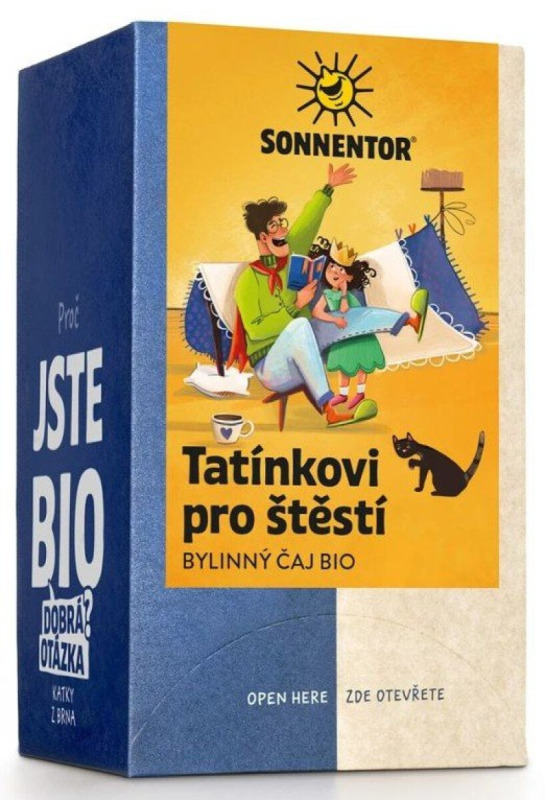 Tatínkovi pro štěstí bio, bylinný čaj bio, 27 g