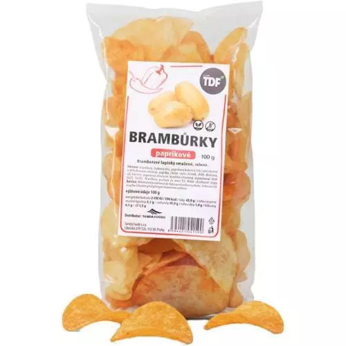 TDF brambůrky paprikové 100g