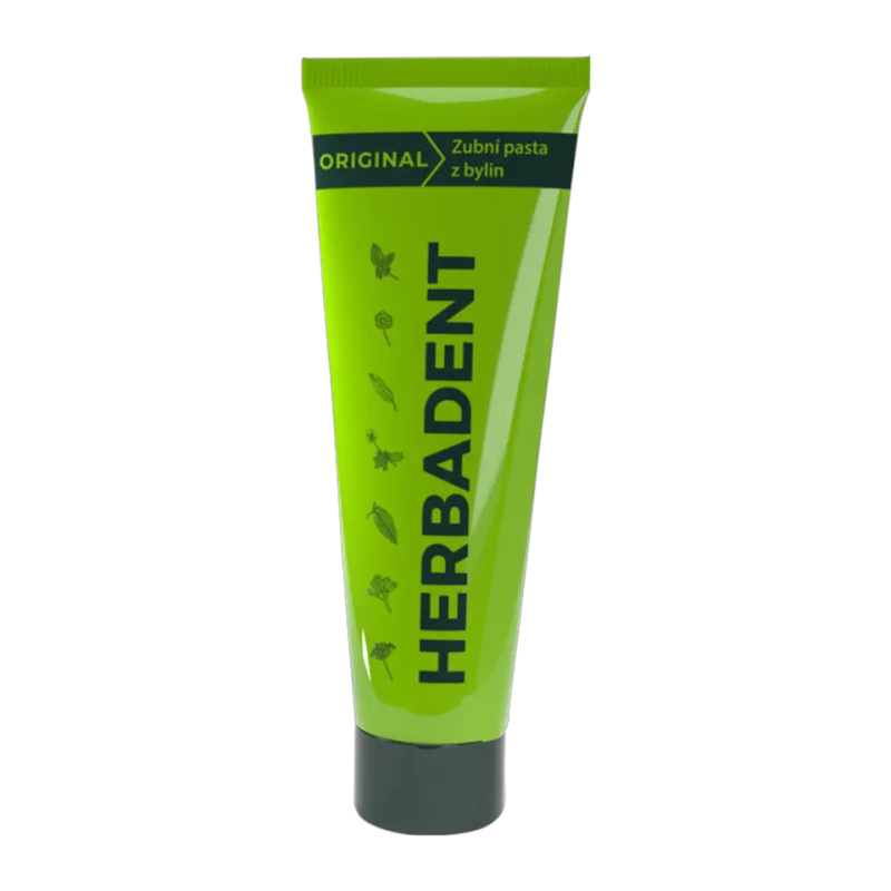Herbadent Original bylinná zubní pasta s fluoridy 75 g