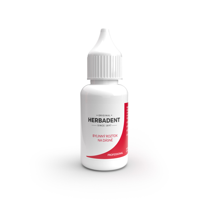 Herbadent Professional Bylinný roztok na dásně 25 ml
