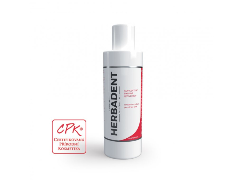 HERBADENT PROFESSIONAL koncentrát bylinné ústní vody 250ml
