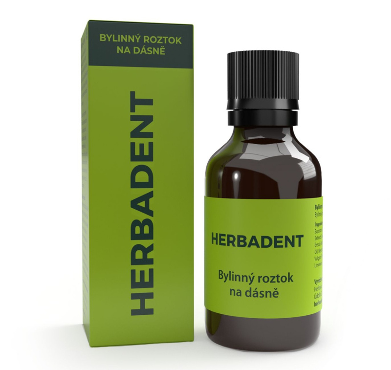 HERBADENT Bylinný roztok na dásně 25 ml