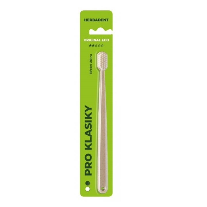 Herbadent Original Eco zubní kartáček Medium