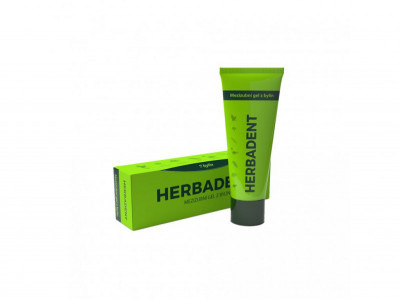 HERBADENT Original Bylinný mezizubní gel s fluoridy 25 g
