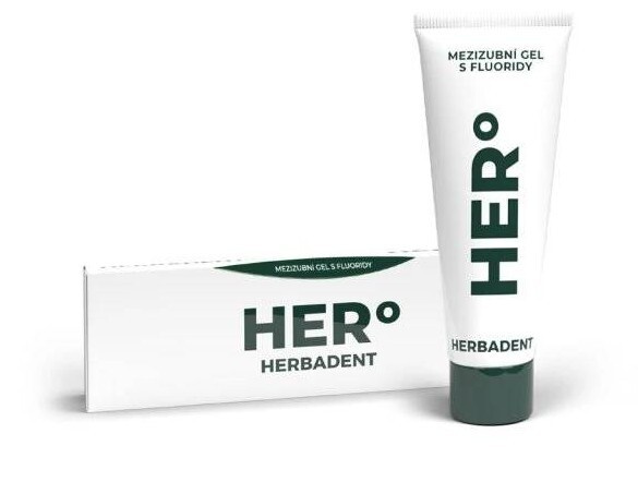 HERBADENT Original Bylinný mezizubní gel s fluoridy 25 g