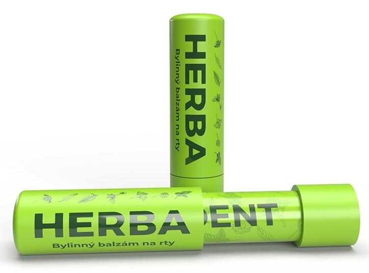 Herbadent Herba balzám na rty z bylin Herbal 5 ml
