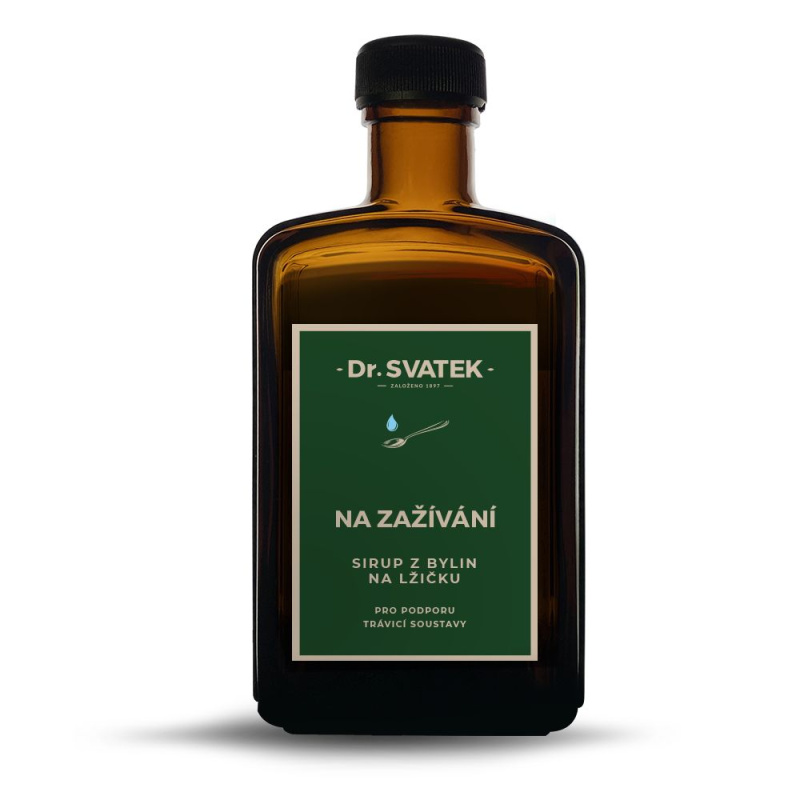 Dr. Svatek SIRUP Z BYLIN NA LŽIČKU NA ZAŽÍVÁNÍ 250 ml