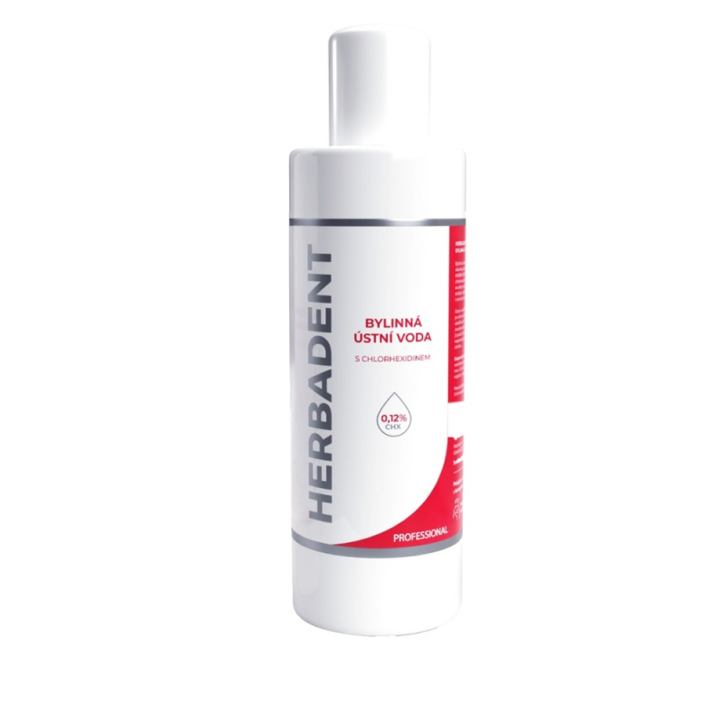 HERBADENT PROFES.byl.ústní voda s chlorhex.240ml