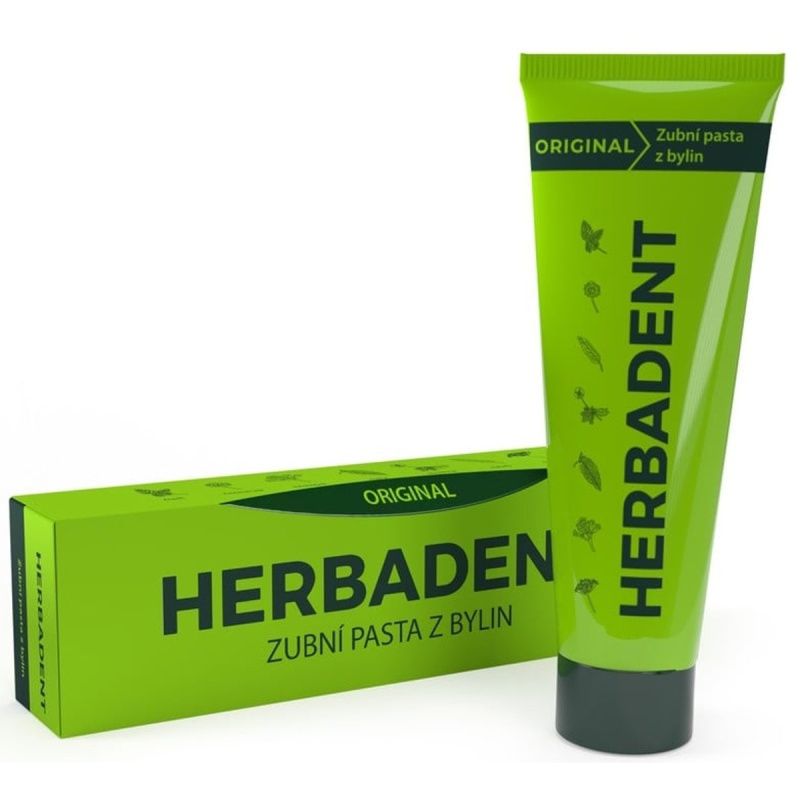 Herbadent Original bylinná zubní pasta s fluoridy