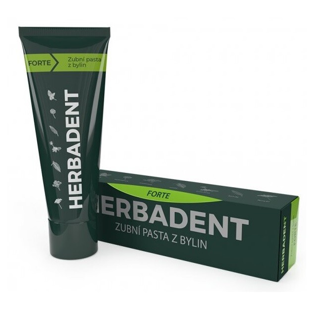 HERBADENT Forte Bylinná zubní pasta s fluoridy 100 g