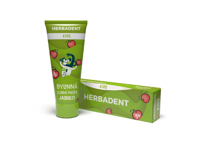 HERBADENT Kids Bylinná zubní pasta jablko 75 g