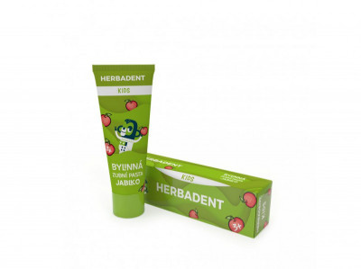 HERBADENT Kids Bylinná zubní pasta jablko 75 g