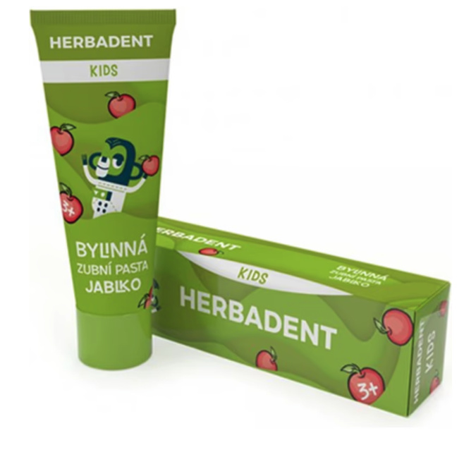 HERBADENT Junior Spearmint bylinná zubní pasta 75 g