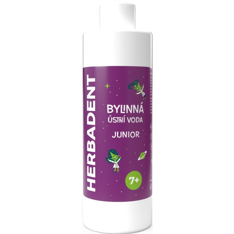 Herbadent Junior Bylinná ústní voda spearmint 7+