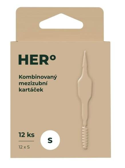 HERBADENT Hero Mezizubní kartáčky  S 12 kusů