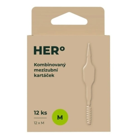 HERBADENT Hero Mezizubní kartáčky  M 12 kusů