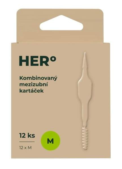 HERBADENT Hero Mezizubní kartáčky  M 12 kusů