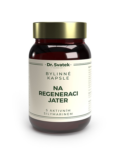 DR.SVATEK Kapsle pro regeneraci jater s aktivním silymarinem 60 kusů