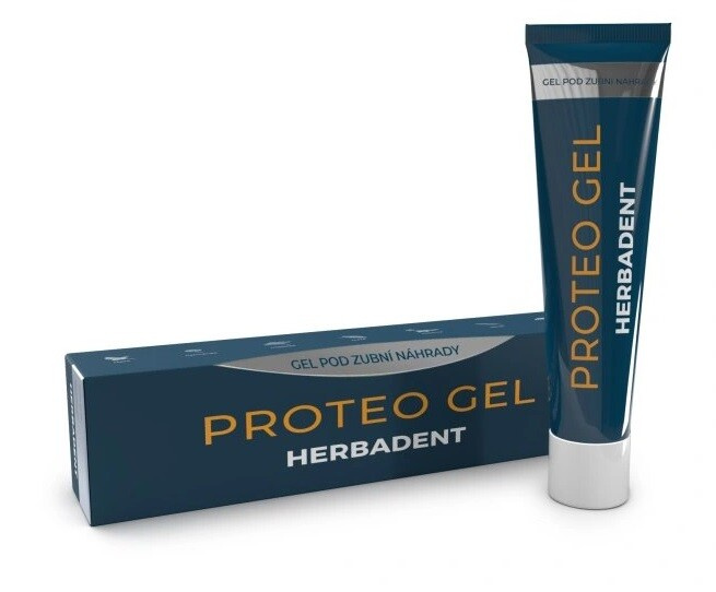 HERBADENT Proteo Gel pod zubní náhrady 40 g