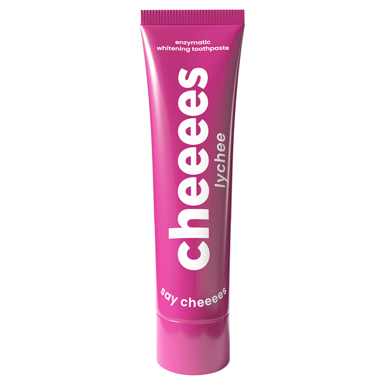 Cheeees Lychee enzymatická bělící zubní pasta