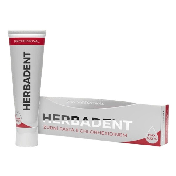 HERBADENT PROFESSIONAL zubní pasta s CHX 0.12% 40g