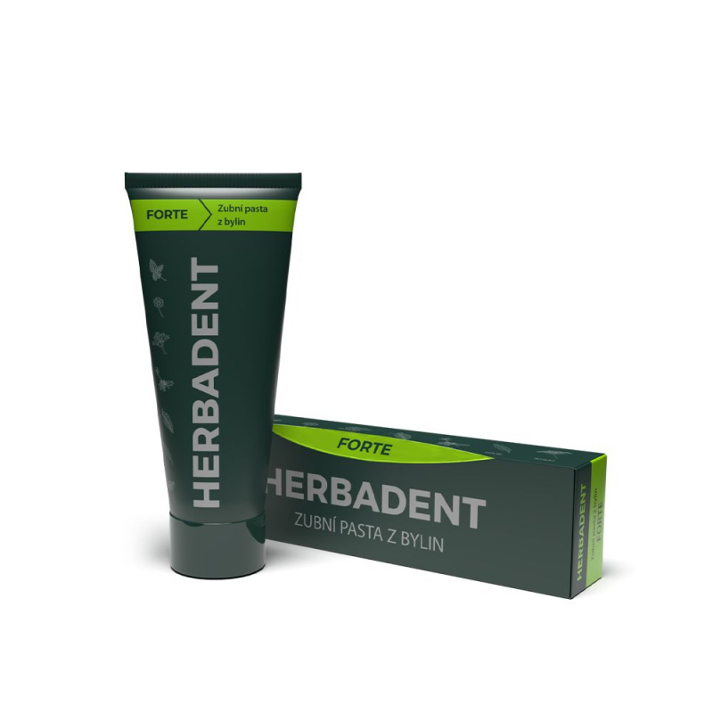 HERBADENT FORTE bylinná zubní pasta s fluoridy 75 g