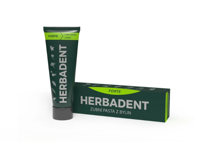 HERBADENT FORTE bylinná zubní pasta s fluoridy 75 g
