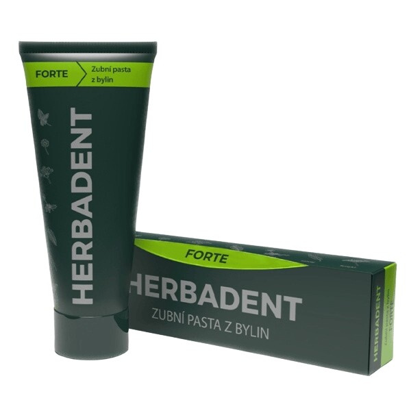 HERBADENT FORTE bylinná zubní pasta s fluoridy 75 g