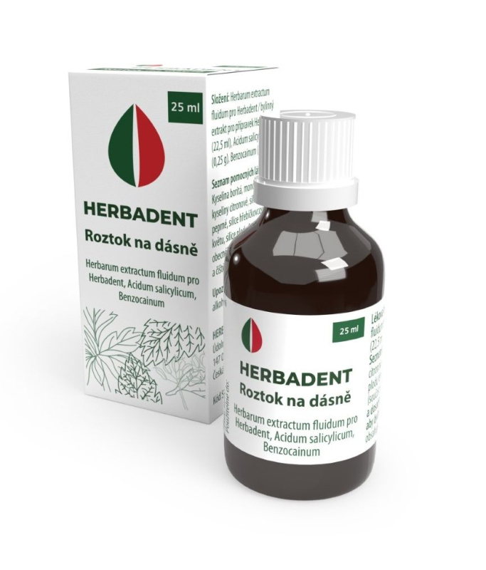 HERBADENT Roztok na dásně 1X25ML