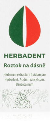 HERBADENT Roztok na dásně 1X25ML