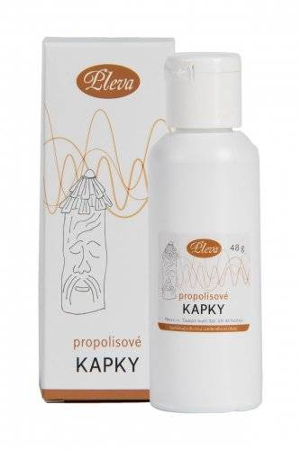 PLEVA Propolisové kapky Hmotnost: 48 gramů