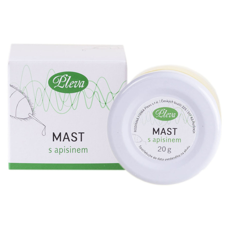 Pleva mast s apisinem 20g Hmotnost: 20 gramů