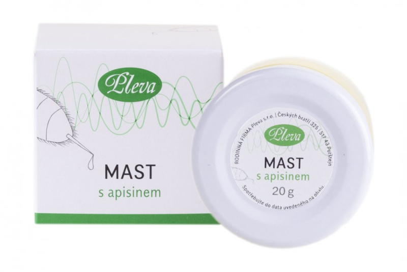 Pleva mast s apisinem 20g Hmotnost: 20 gramů