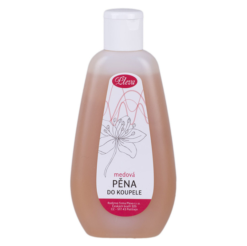 PLEVA Medová pěna do koupele