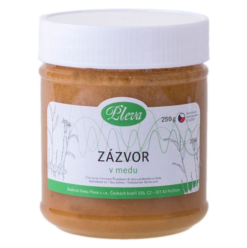 Pleva Zázvor v medu, 250 g
