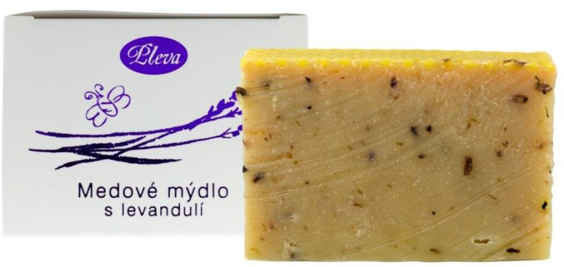 PLEVA Medové mýdlo s levandulí
